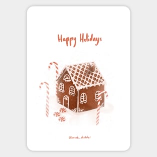 Gingerbread House Sticker